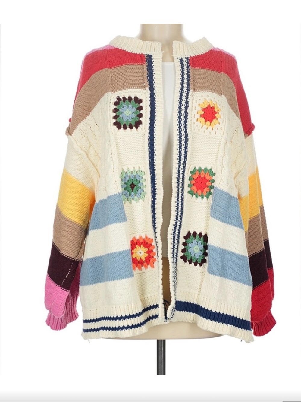 POL Multicolor Striped Cardigan - Picture 2 of 3